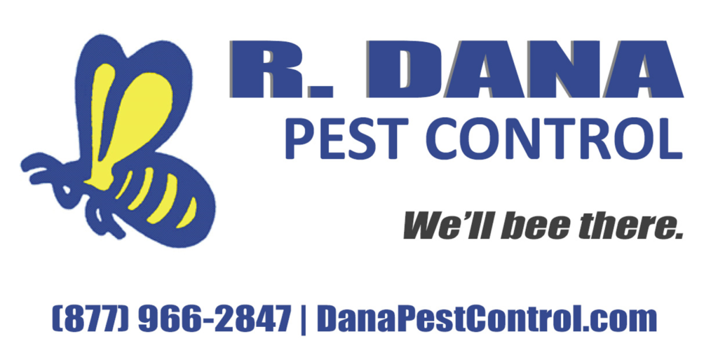 Logo for the Dana Pest Control, an annual corporate sponsor of the Stony Music Fest.